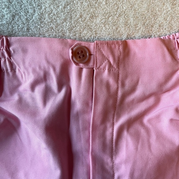 Vintage “C’est joli” brand pink shorts w embroidered flowers, Sz S - Picture 3 of 7